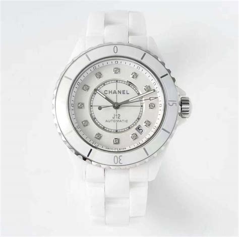 fake chanel white ceramic watch|chanel j12 white price.